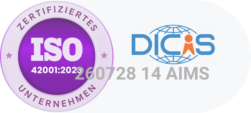 ISO 42001 zertifiziert