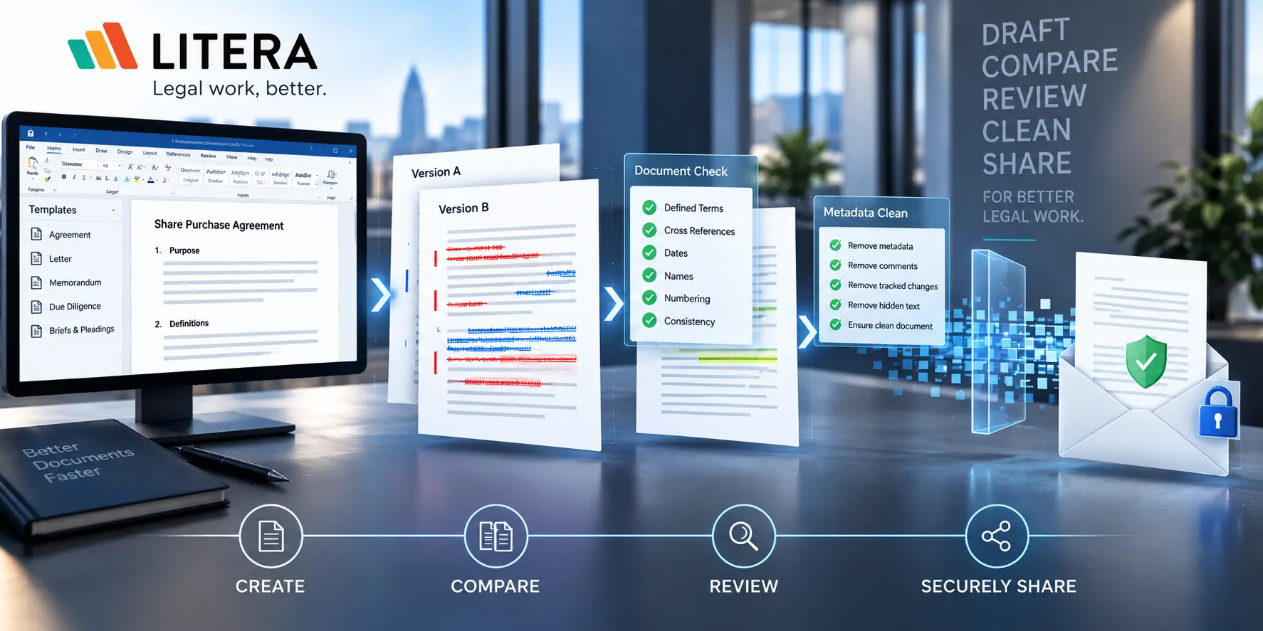 Document processing for legal businesses with Litera document management